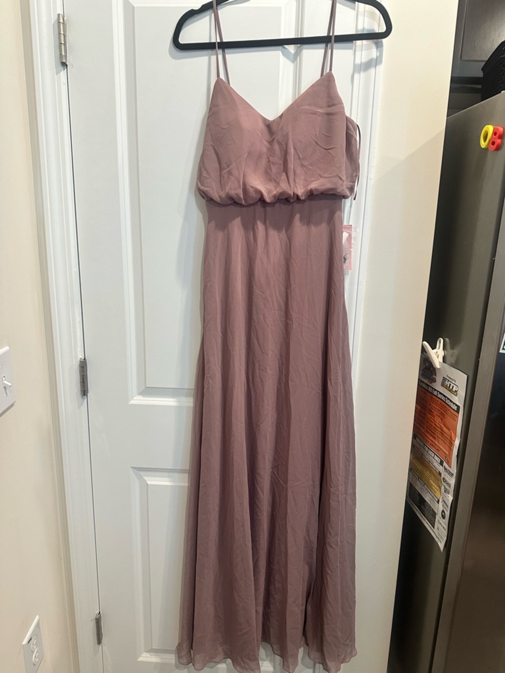Birdy Grey GWENNIE Dark Mauve Spaghetti-Strap Maxi Dress